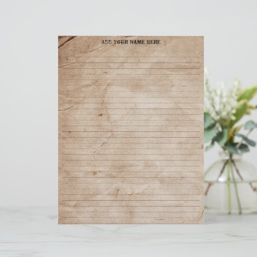 Papier Parchemin (Debout devant)