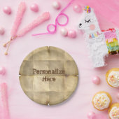 Papier parchemin assiette en papier (Fête)