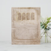 Papier Parchemin Moyen Age Vintage (Debout devant)