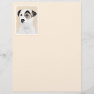 Papier Parson Jack Russell Terrier Peinture - Chien Art