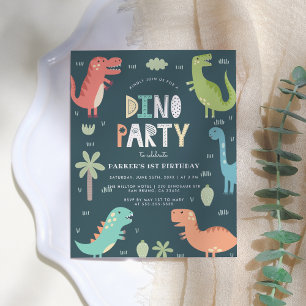 Papier Parti Dino Budget Dinosaures mignons Premier Ann