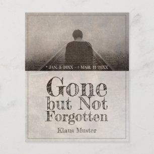 Papier Parti, mais pas oublié - Vintage