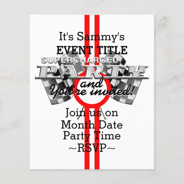 Papier Partie de performance surchargée personnalisée (Devant)