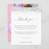 Papier Parties scintillant argent budget Doux photo 16 Me (Devant / Derrière)