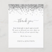 Papier Parties scintillant argent budget Mariage photo Me (Devant)