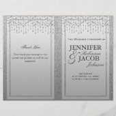 Papier Parties scintillant argentée (Devant)