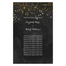 Parties scintillant Black et Faux Gold