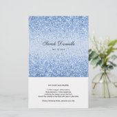 Papier Parties scintillant bleu clair Confetti Candy Bar (Debout devant)