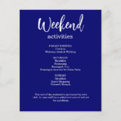 Papier Parties scintillant Bleue Week-end Bachelorette In (Dos)