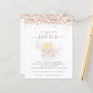 Papier Parties scintillant Budget Champagne Bridal Showba