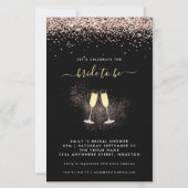 Papier Parties scintillant Budget Champagne Bridal Showba (Devant)