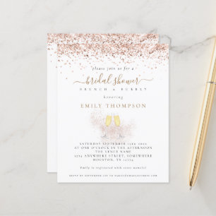 Papier Parties scintillant Budget Champagne Bridal Showba