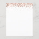 Papier Parties scintillant Budget Champagne Hen Night Inv (Dos)