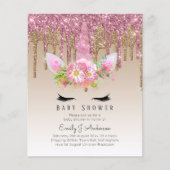 Papier PARTIES SCINTILLANT BUDGET Invitation Unicorn Baby (Devant)