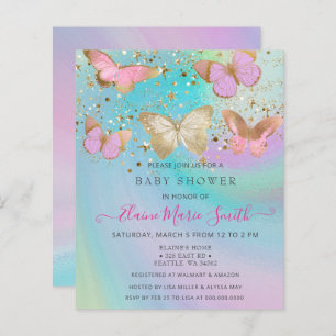 Papier Parties scintillant budgétaire Baby shower Papillo