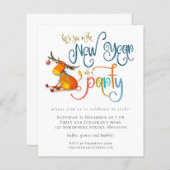 Papier Parties scintillant budgétaire Funny Deer Nouvel A (Devant / Derrière)