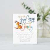 Papier Parties scintillant budgétaire Funny Deer Nouvel A (Debout devant)