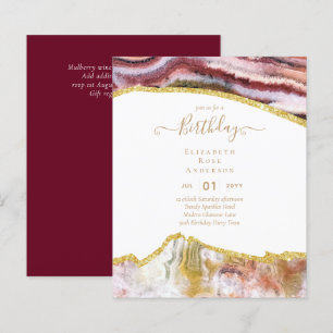 Papier PARTIES SCINTILLANT BUDGÉTAIRE Glam Agate Jolie fi