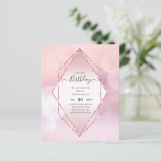 Papier PARTIES SCINTILLANT BUDGÉTAIRE Glam Foil Plutôt Fi (Debout devant)