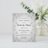 Papier Parties scintillant budgétaire Snowflakes Invitati (Debout devant)