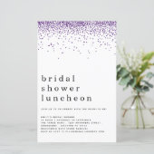 Papier Parties scintillant budgétaire violet Fête des ma (Debout devant)