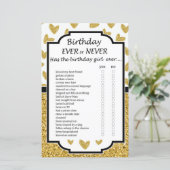 Papier Parties scintillant coeur Anniversaire jamais ou j (Debout devant)