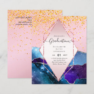 Papier Parties scintillant d'agaite DIPLÔME Invitations G