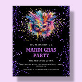 Papier Parties scintillant de Mardi Gras