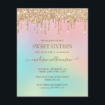 Papier Parties scintillant d'or à coulée budgétaire et su<br><div class="desc">Conception d'invitation Gold Parties scintillant Party.Le modèle est configuré de sorte que tout ce que vous avez à faire est d'ajouter vos détails de fête à. Des articles de papeterie et des articles de fête correspondants sont également disponibles.</div>