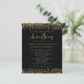 Papier Parties scintillant d'or budget Noël Parti progres (Debout devant)