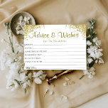 Papier Parties scintillant Elégant Conseil de mariage Wis<br><div class="desc">Mariage Conseils et voeux Cartes pour mariée et gardienne de mariée,  Voeux pour M. & Mme - Fête des mariées,  Jeux de Bachelorette.</div>