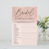 Papier Parties scintillant en or rose chic ombre rose égr (Debout devant)