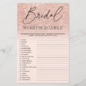 Papier Parties scintillant en or rose chic ombre rose égr (Devant)