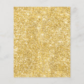 Papier Parties scintillant Gold Festive Noël Entreprise R (Dos)