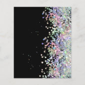 Papier Parties scintillant holographique élégante du budg (Dos)