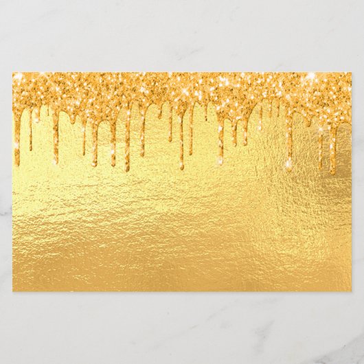 Papier Parties scintillant or anniversaire enregistrer la (Dos)