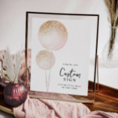 Papier Parties scintillant rose Ballons fille 1er anniver
