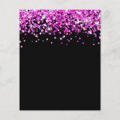 Papier Parties scintillant rose chaud budget Black Sweet (Dos)