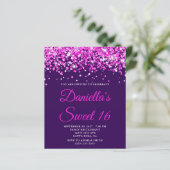 Papier Parties scintillant rose chaud budget Purple Sweet (Debout devant)