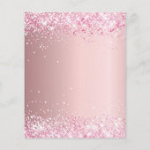 Papier Parties scintillant rose de la fête de graduation  (Dos)