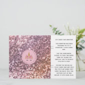 Papier Parties scintillant Unicorn Anniversaire Candy Bar (Debout devant)