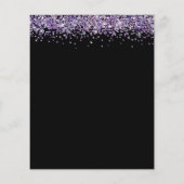 Papier Parties scintillant violet Glam Budget Hen Night B (Dos)