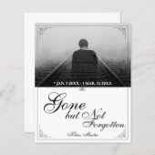 Papier Partis mais pas oubliés - Classique (Devant / Derrière)