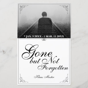 Papier Partis mais pas oubliés - Classique