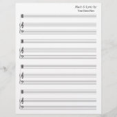 Papier Partition Vierge Alto Et Piano (Devant)