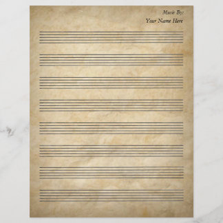 Papier Partition vintage