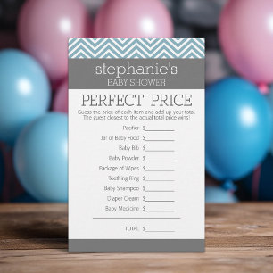 Papier Pastel Blue Baby shower Jeu - Prix Parfait