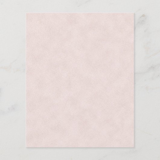 Papier Pastel Blush Voeux Pour Bébé (Dos)