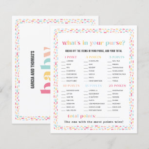 Papier Pastel Colours Baby shower arc-en-ciel Jeu de bour