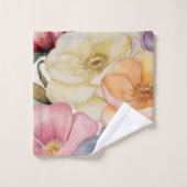Papier pastel floral Napkin (Gant de toilette)